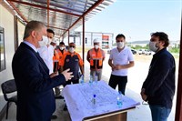 Gaziantep AFAD Yeni Hizmet Binası İnşaatı’nda İnceleme