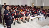 Ali Topçuoğlu Anadolu Teknik ve Meslek Lisesi Öğrencilerine Afet Bilinci Eğitimi Verildi