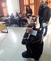 İlimizde bulunan İstanbul Gaziantepliler Anadolu Lisesi öğrencilerine ‘deprem bilinci eğitimi verilerek tahliye tatbikatı’ gerçekleştirilmiştir. 