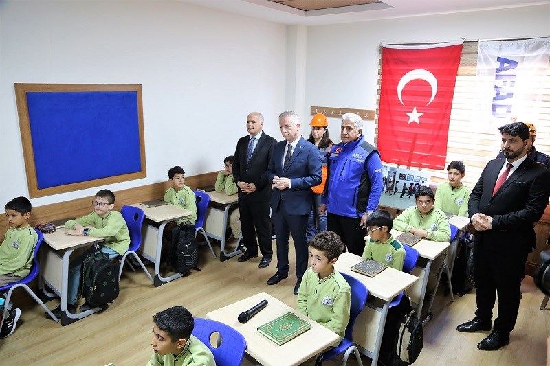 AFAD Başkanlığı ile Diyanet İşleri Başkanlığı’nın  ‘Deprem Anı Çök Kapan Tutun Tahliye Tatbikatı’ Gerçekleştirildi