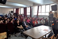 10.03.2020 tarihinde Sena Büyükkonuk Ortaokulu öğrencilerine Afet Bilinci Eğitimi verildi.