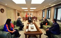 AFAD İl Müdürümüz Bekir Şen Gaziantep Valimiz Sayın Davut GÜL’ü makamında ziyaret etti. 